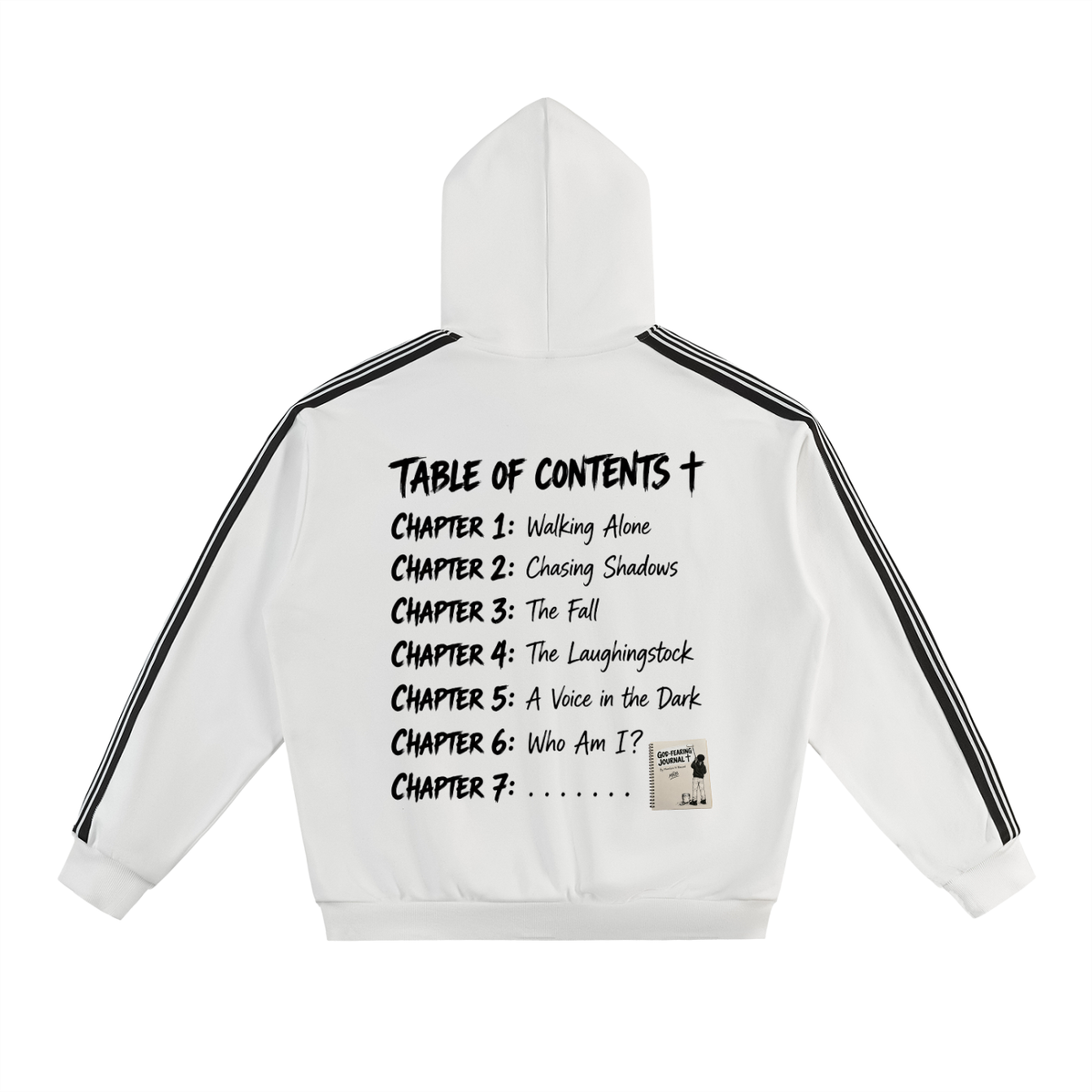 MNB Journal Stripe Drop-Shoulder Hoodie