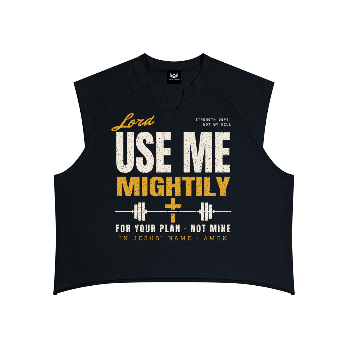 Men’s Boxy Raw Hem Tank Top