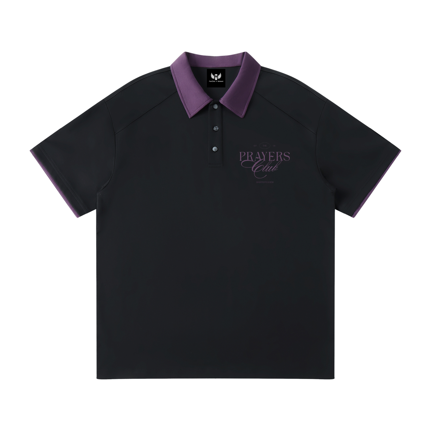 Prayer Club Raglan Polo Shirt