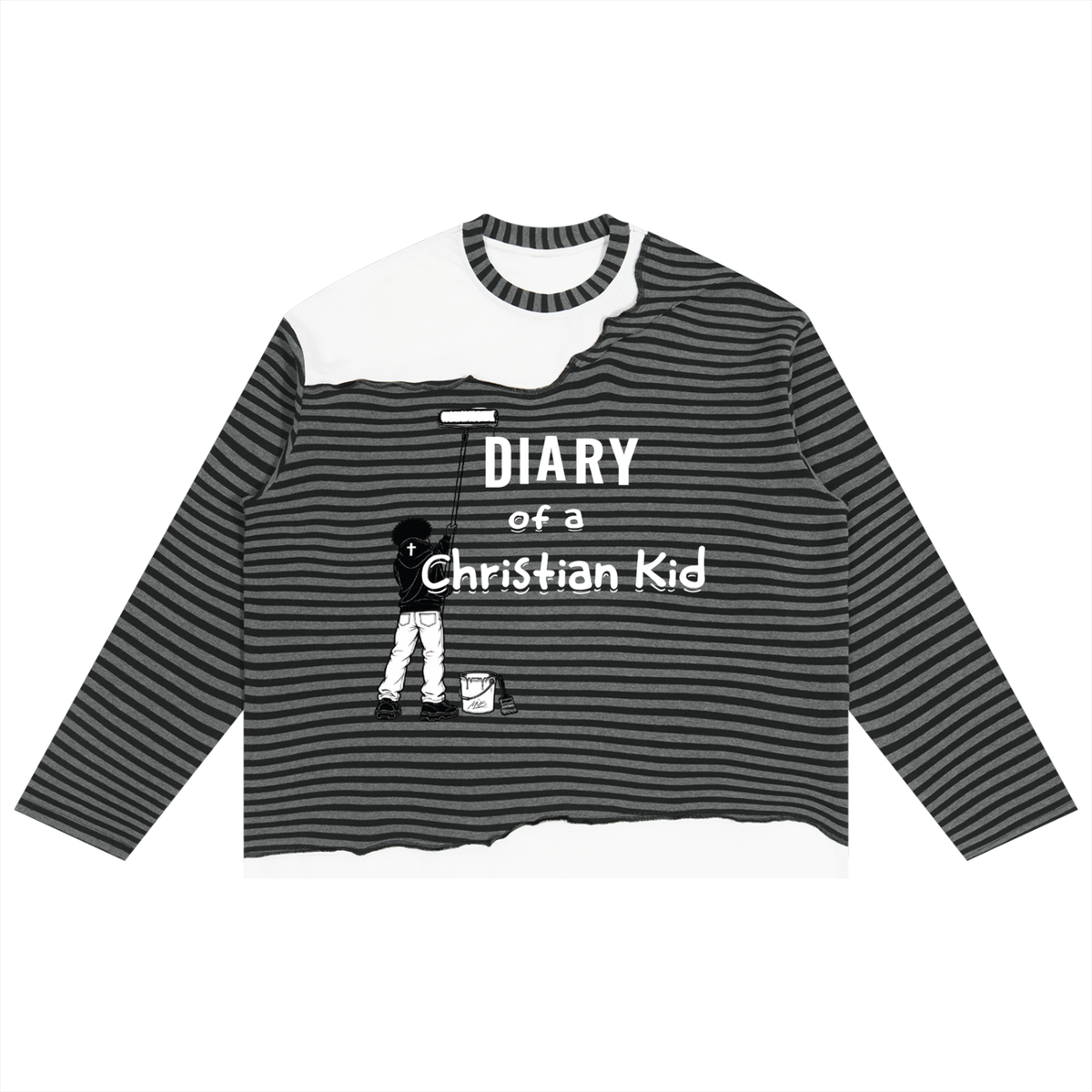 Diary of a Christian Kid Boxy Long Sleeve Tee