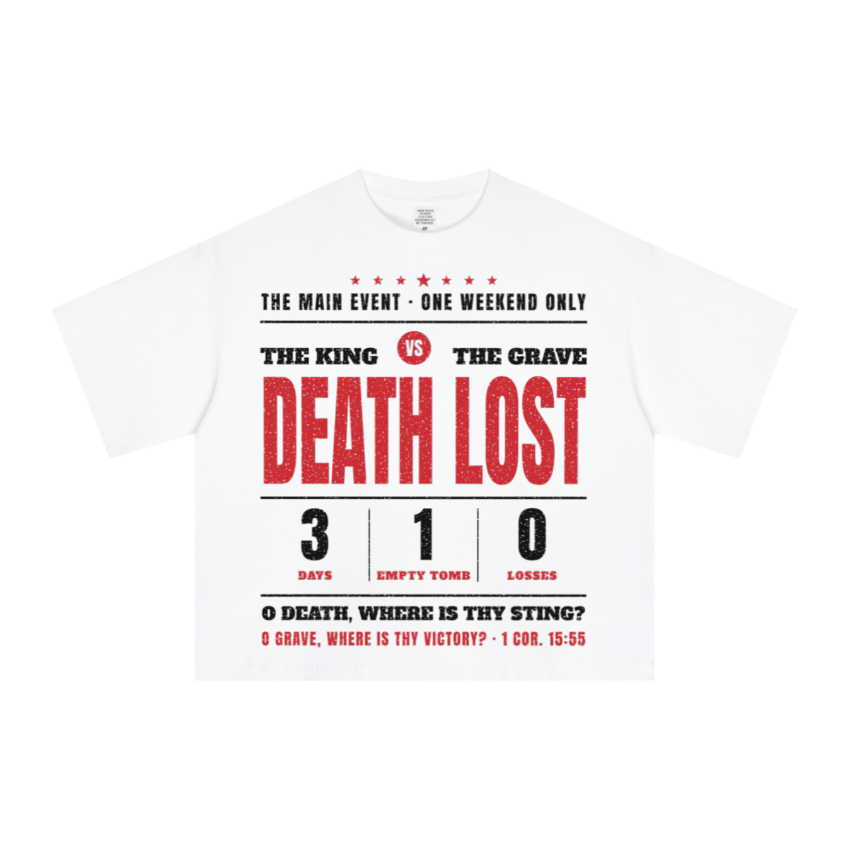 240GSM Men’s Ice-Feel Sorona Boxy-Fit Solid-Color Loose T-shirt Off White